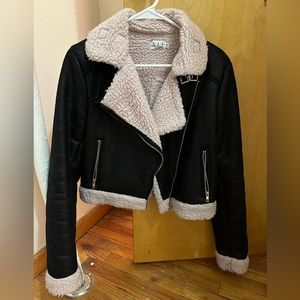 XLE by Lauren Elizabeth leather going out jacket